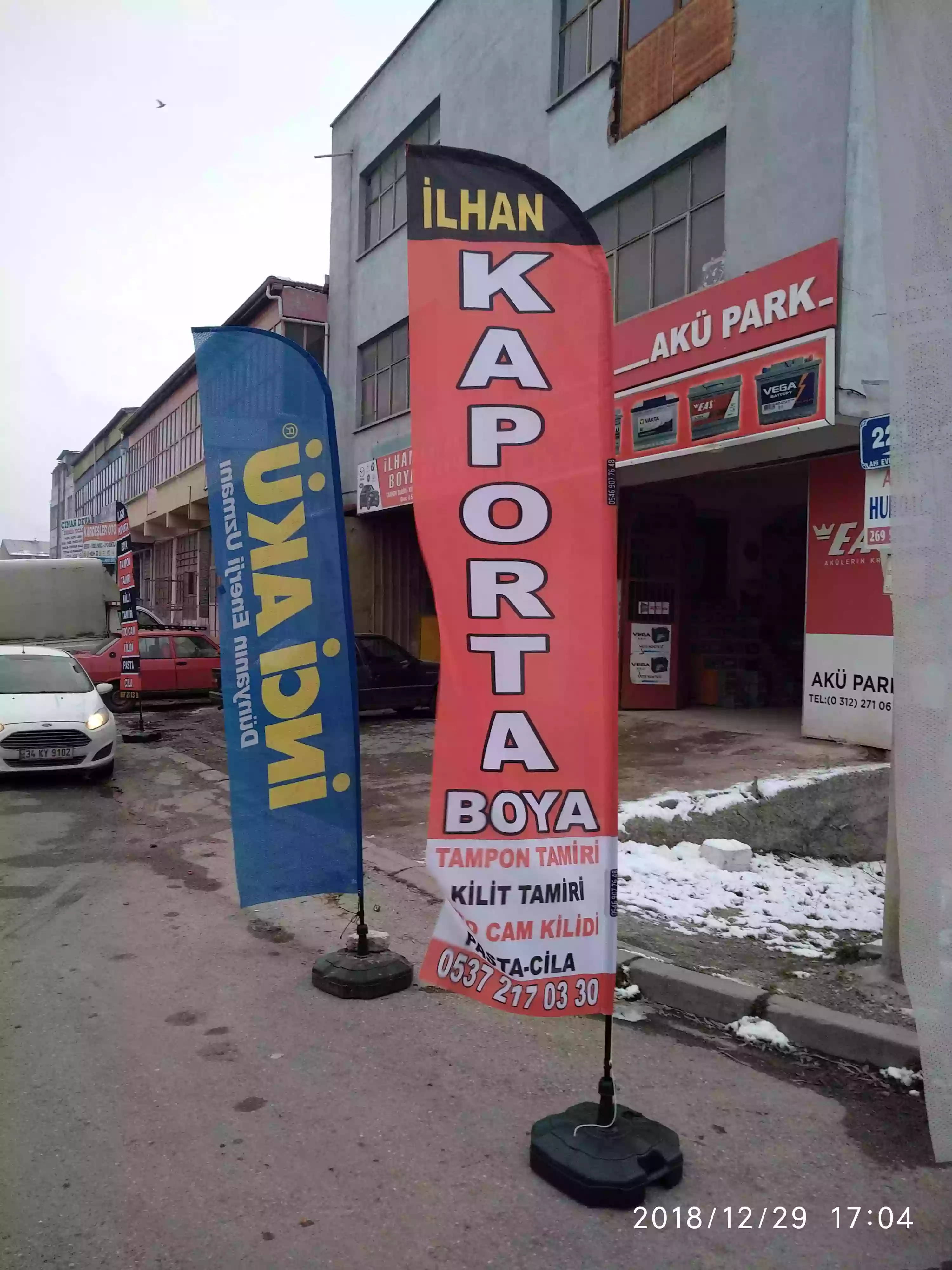 oto-kaporta-boya-olta-bayragi Oto Tamirci Olta Bayrak Örneği